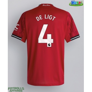 Manchester United Matthijs de Ligt #4 Hemmatröja 2025-26 Kortärmad